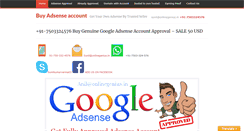 Desktop Screenshot of buy-adsense-account.com